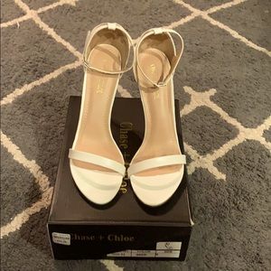 White Ankle Strap Sandal